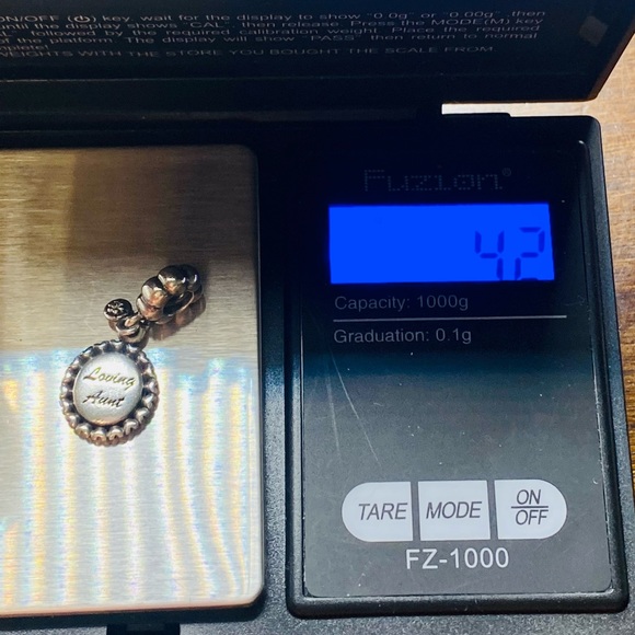 EUC Pandora 791277CZ Sterling Silver Loving Aunt Family Dangle Bead w/ Zirconia - Picture 7 of 7